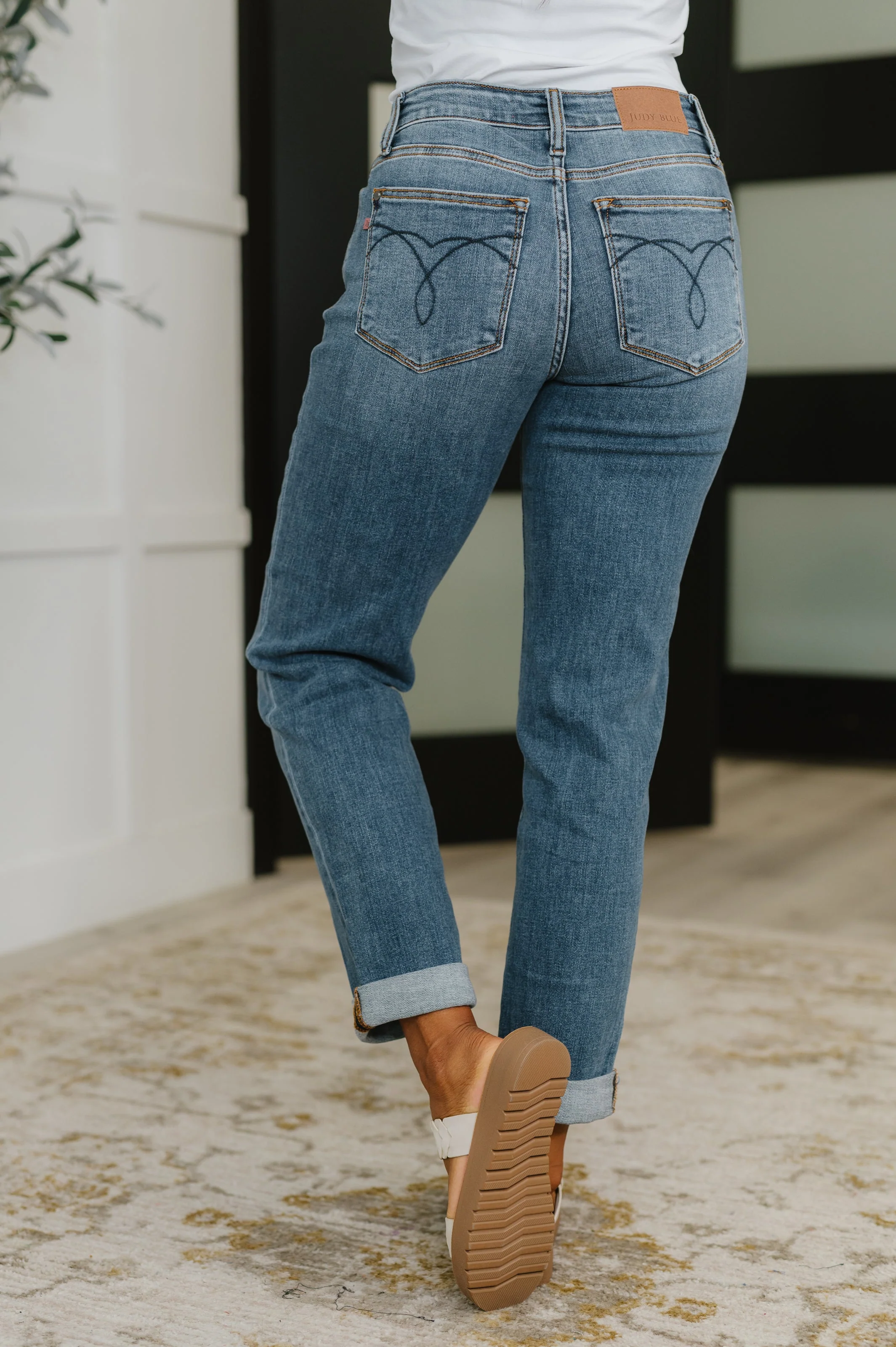 Colette Mid Rise Boyfriend Classic Cuffed - Image 5