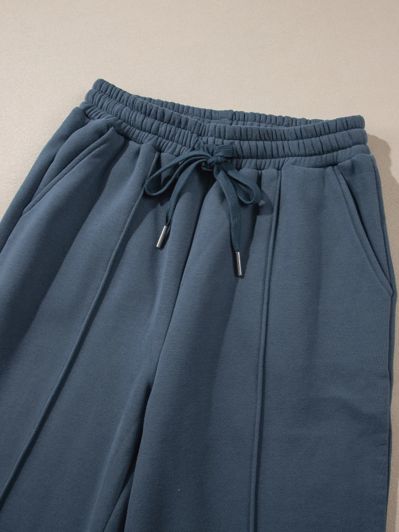 Collared Sweatshirt and High Waist Pants Active Set - Image 22