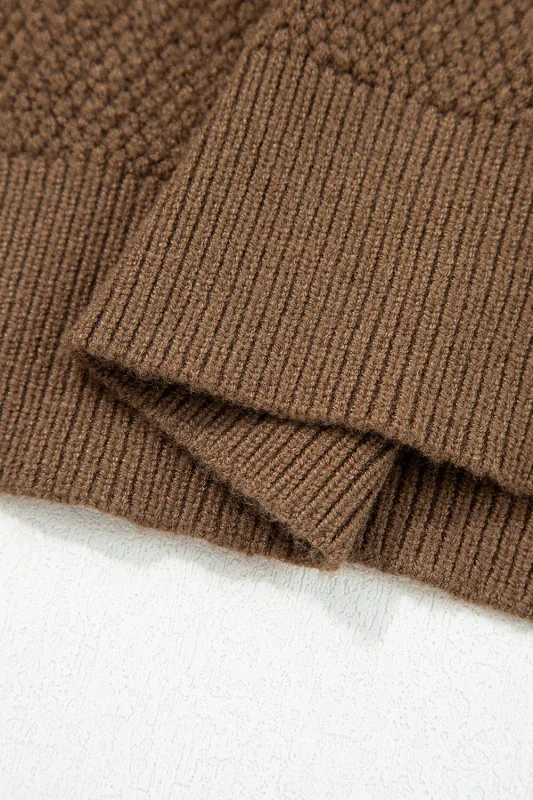 Colorblock Stripe Long Sleeve Sweater - Image 16