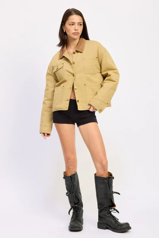 COMBO CHORE JACKET WITH POCKETS - Image 3