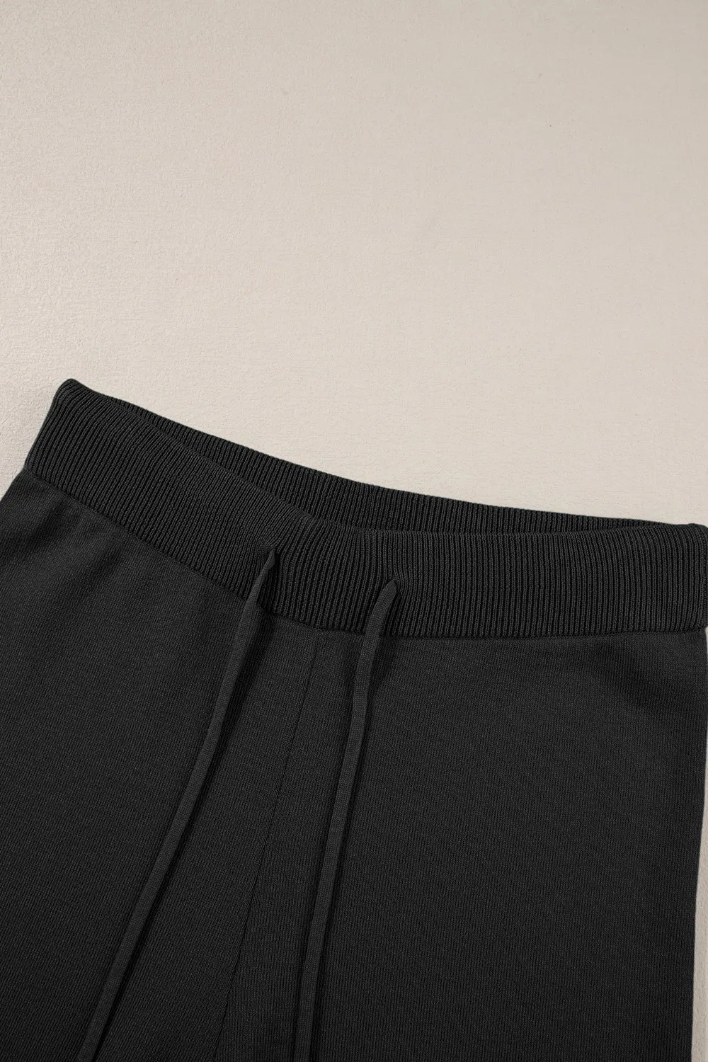 Contrast Trim Round Neck Top and Pants Set - Image 22