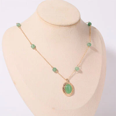 Copper Natural Crystal Pendant Necklace - Image 6