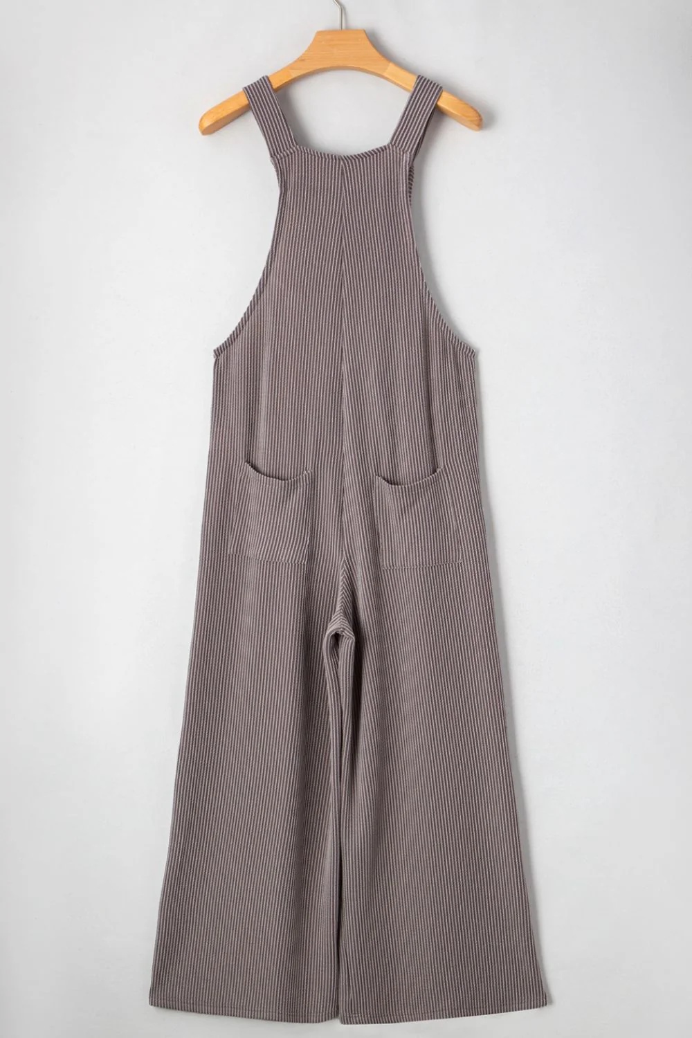 Corded Adjustable Straps Wide Leg Loose Overalls - Image 13