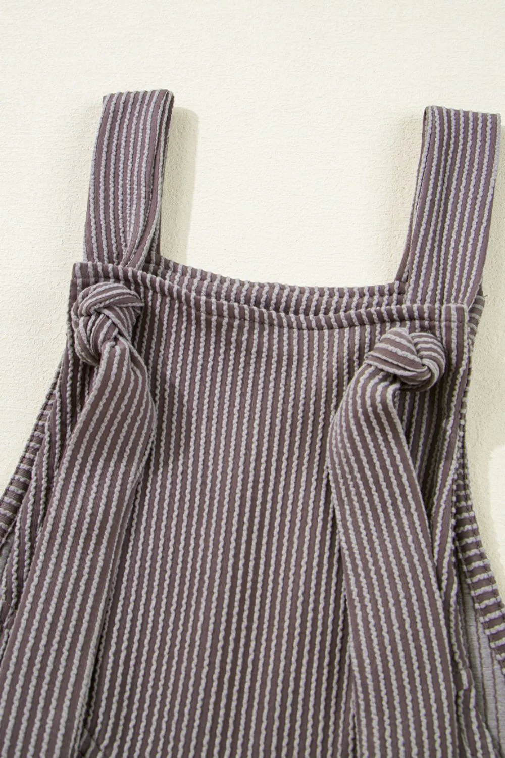 Corded Adjustable Straps Wide Leg Loose Overalls - Image 14