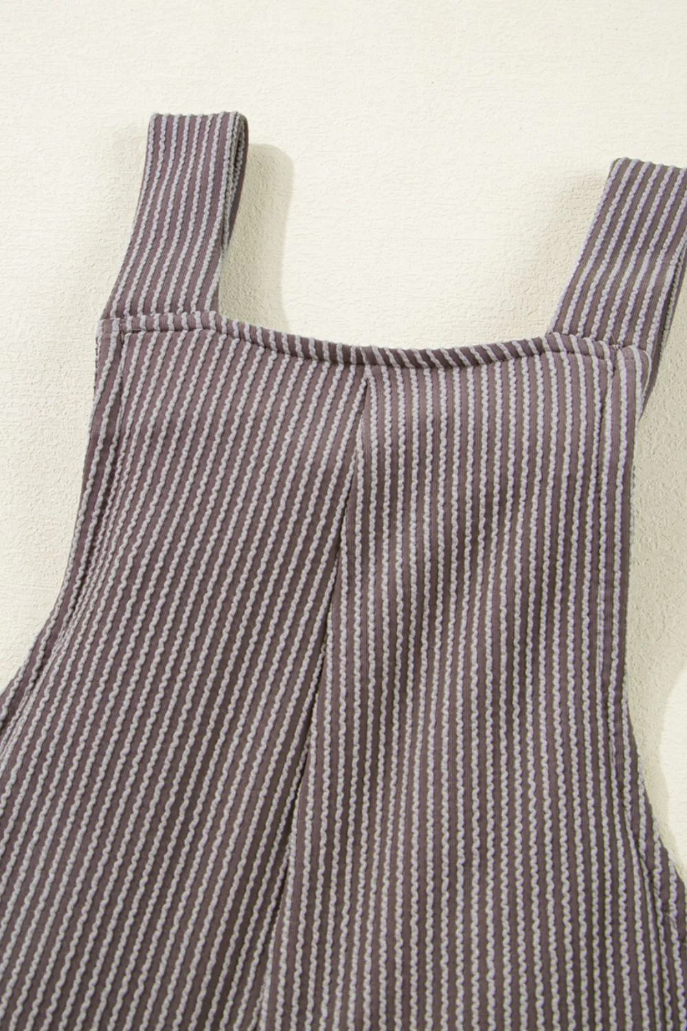 Corded Adjustable Straps Wide Leg Loose Overalls - Image 15