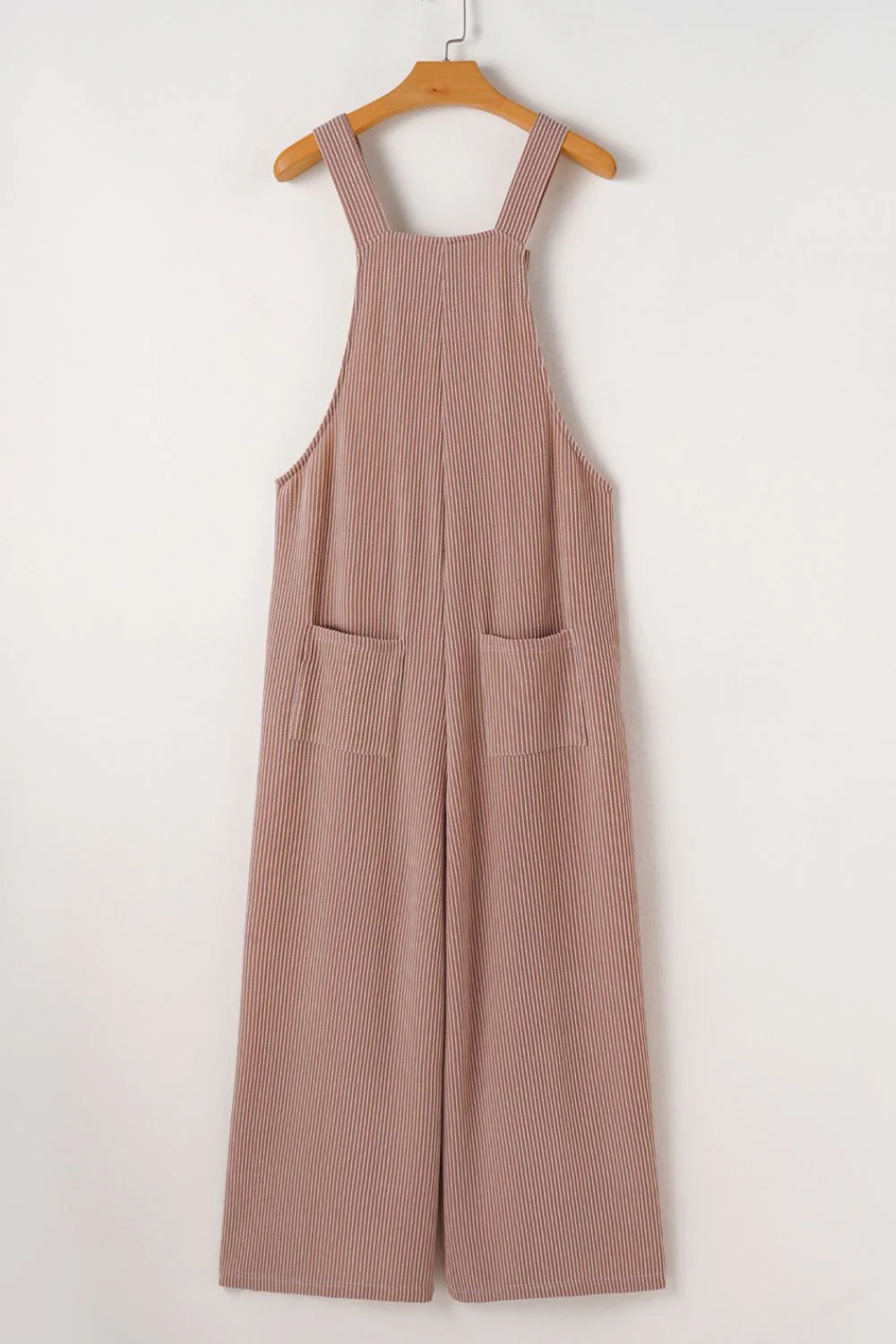 Corded Adjustable Straps Wide Leg Loose Overalls - Image 6