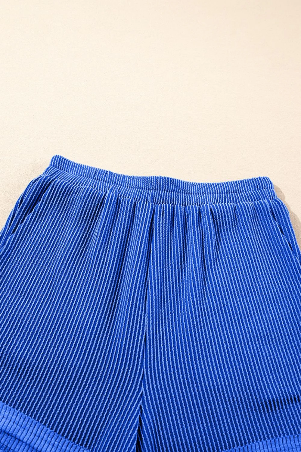 Corded Collared Half Zip Tank and Shorts Set - Image 11