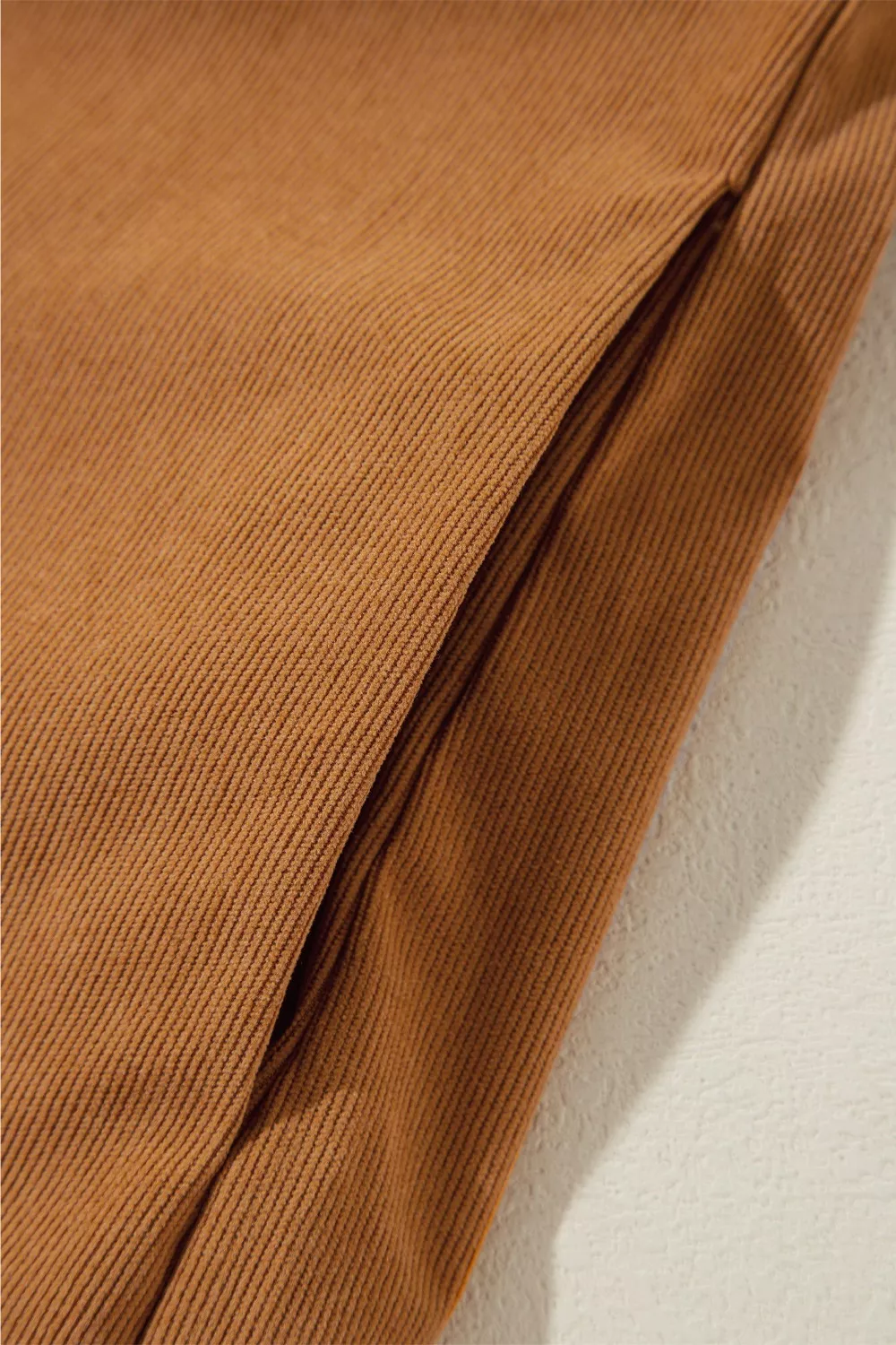Corduroy Puff Sleeve Mini Dress - Image 9