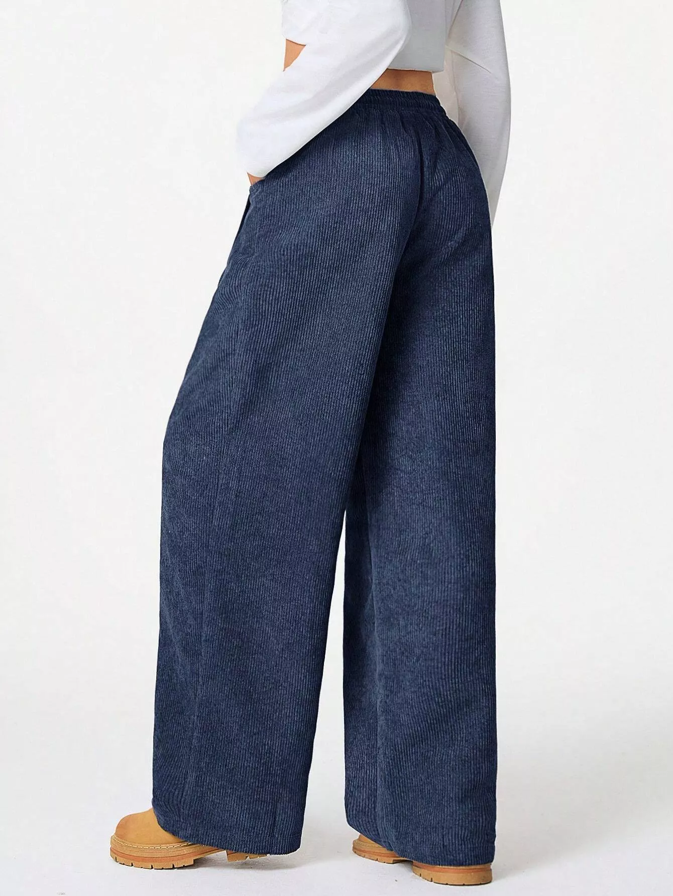 Corduroy Wide Leg Pants - Image 17