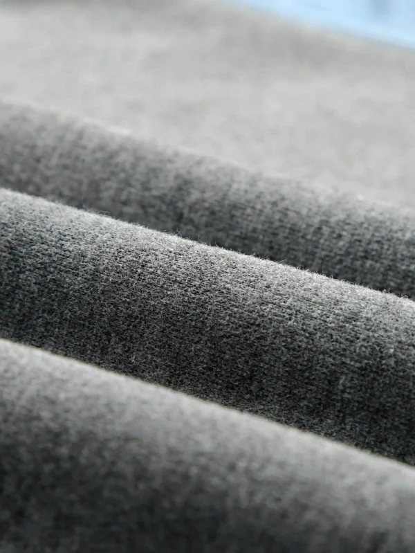 Cotton Casual Color Block Drop Sleeve Sweatshirt - Image 10