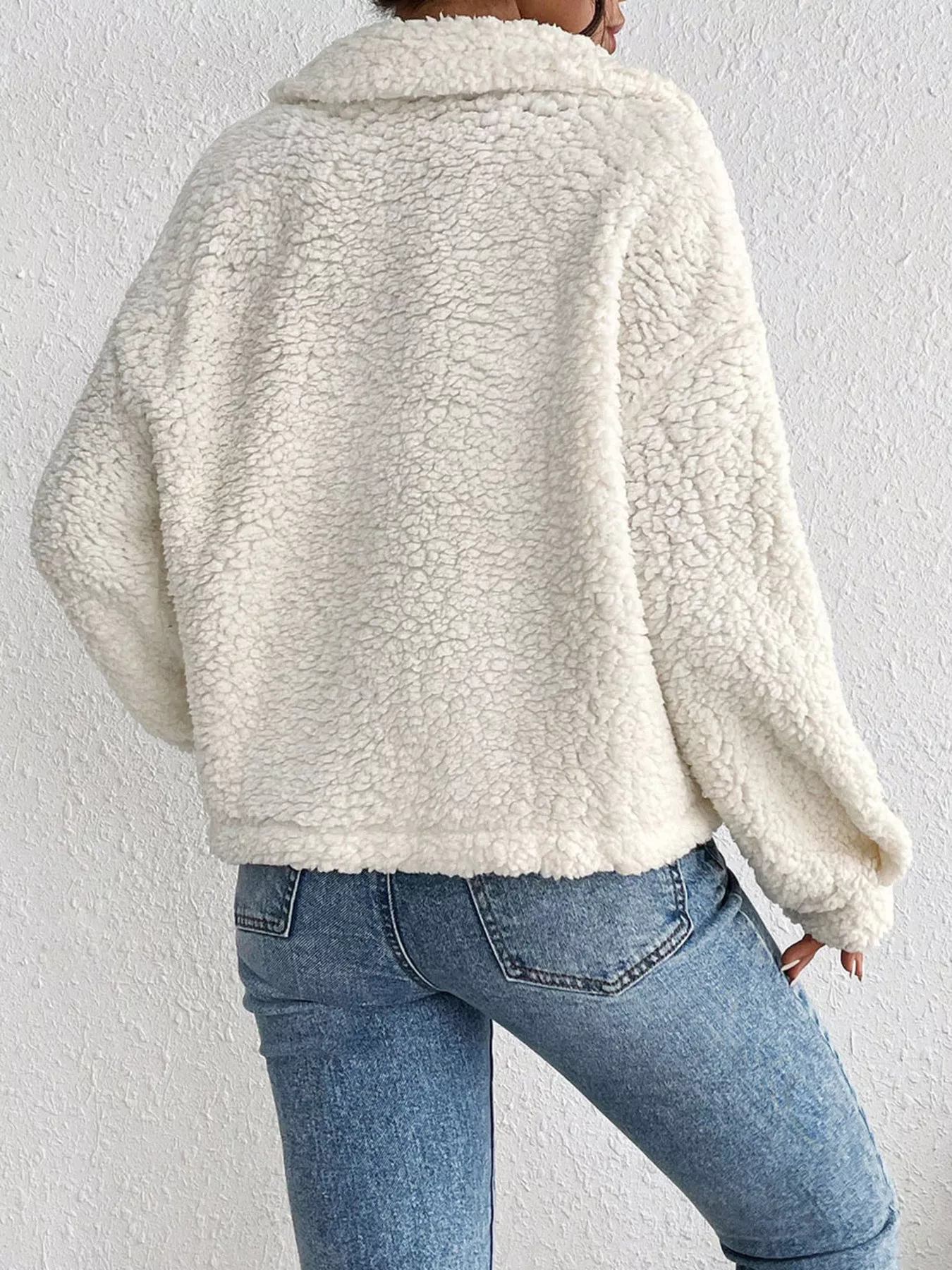 Cozy Sherpa Button-Down Jacket - Image 5