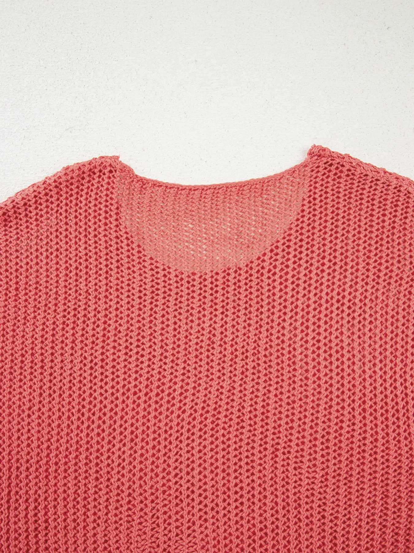 Crochet Hollow Out Long Sleeve Knit Top - Image 10