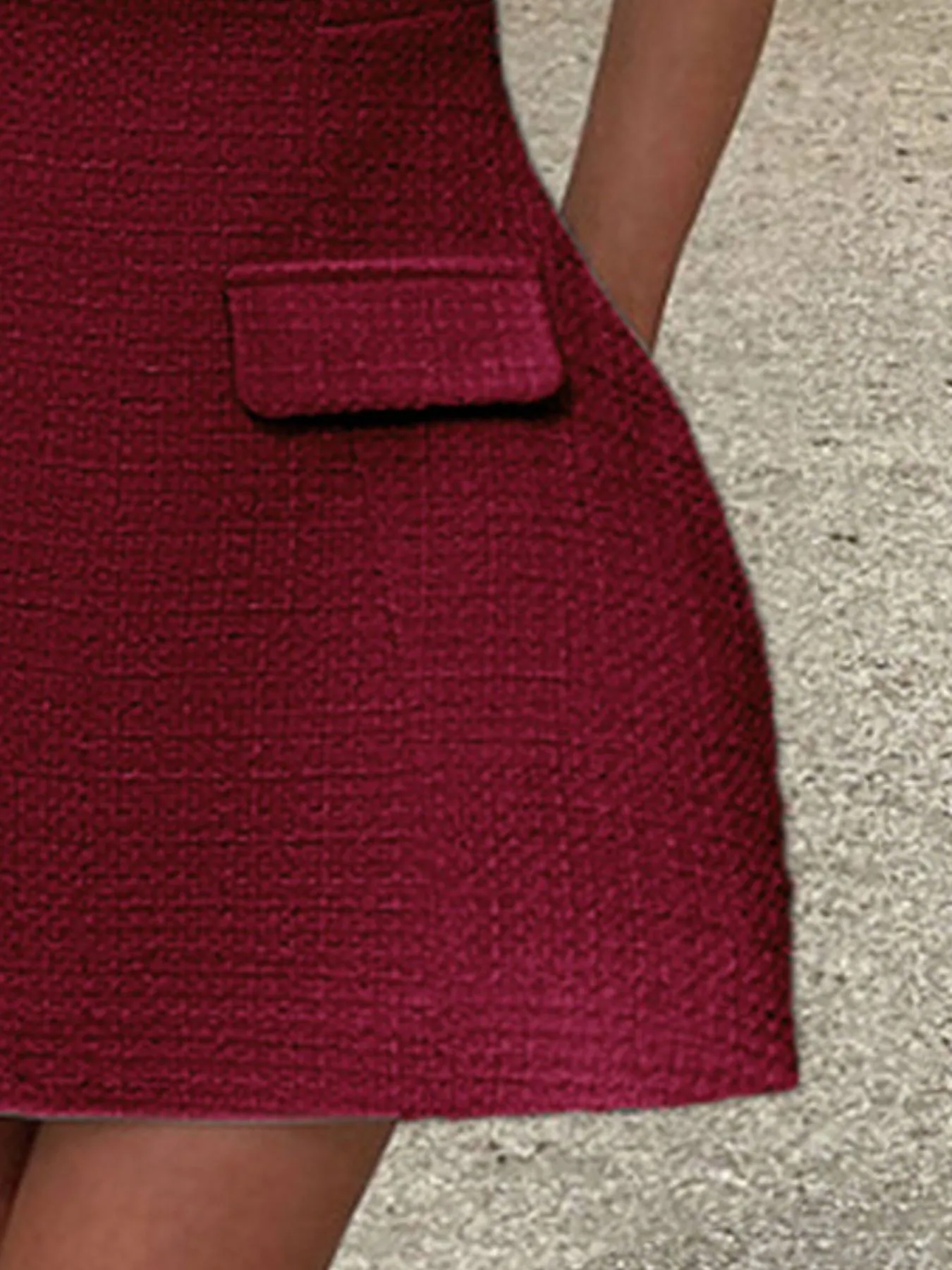 Cutout Back Round Neck Cap Sleeve Mini Dress - Image 11