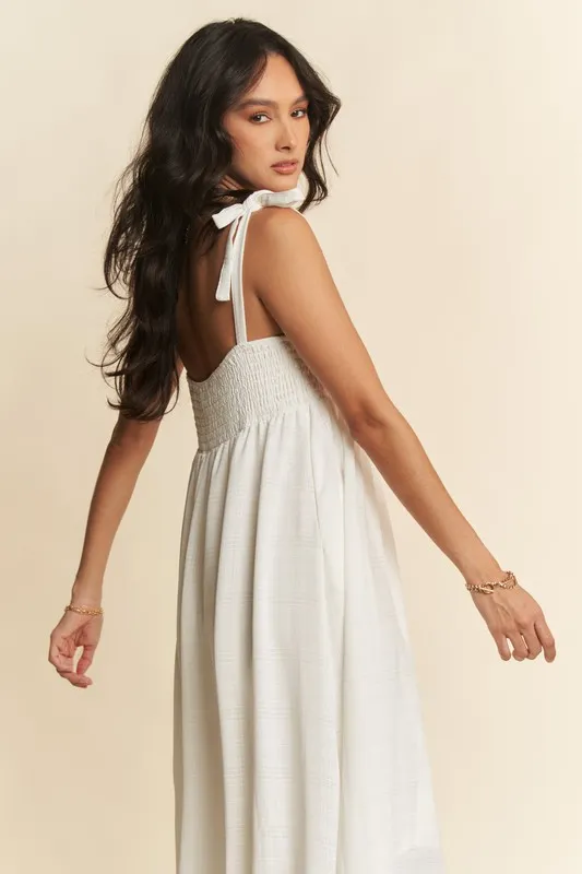Davi & Dani Smocked Sleeveless Maxi Cami Dress - Image 5