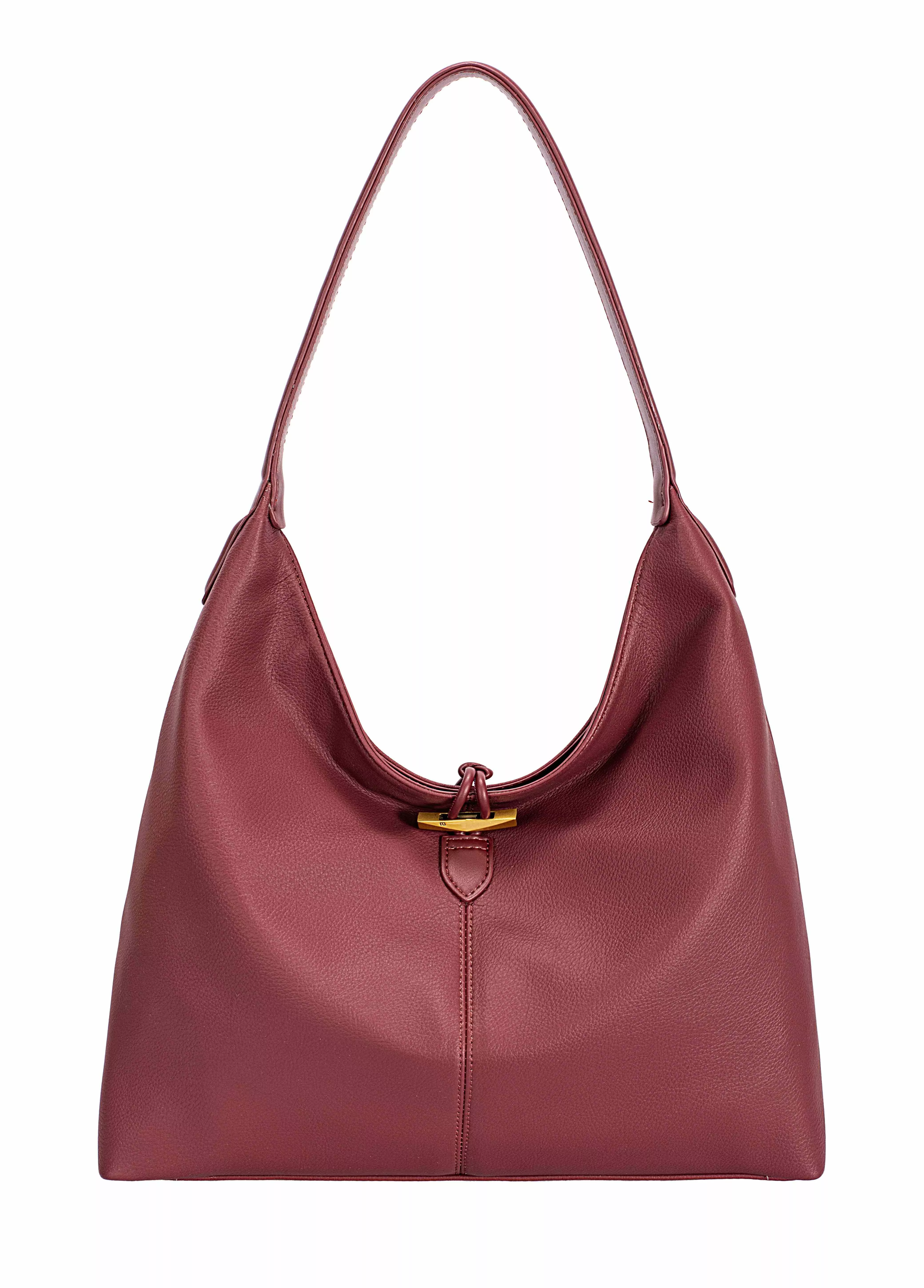 David Jones Classic Leather Shoulder Bag - Image 2