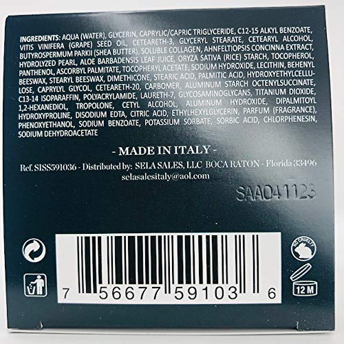 Delfanti-Milano • COLLAGEN REJUVENATING AND NOURISHING Night Cream • Face and Neck Moisturizer with BLACK PEARL and RED ALGAE GEL• Made in Italy - Image 8