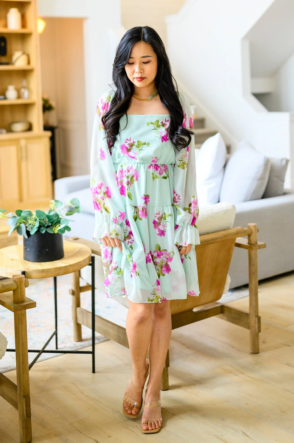 Delightfully Yours Floral Dress - Image 3