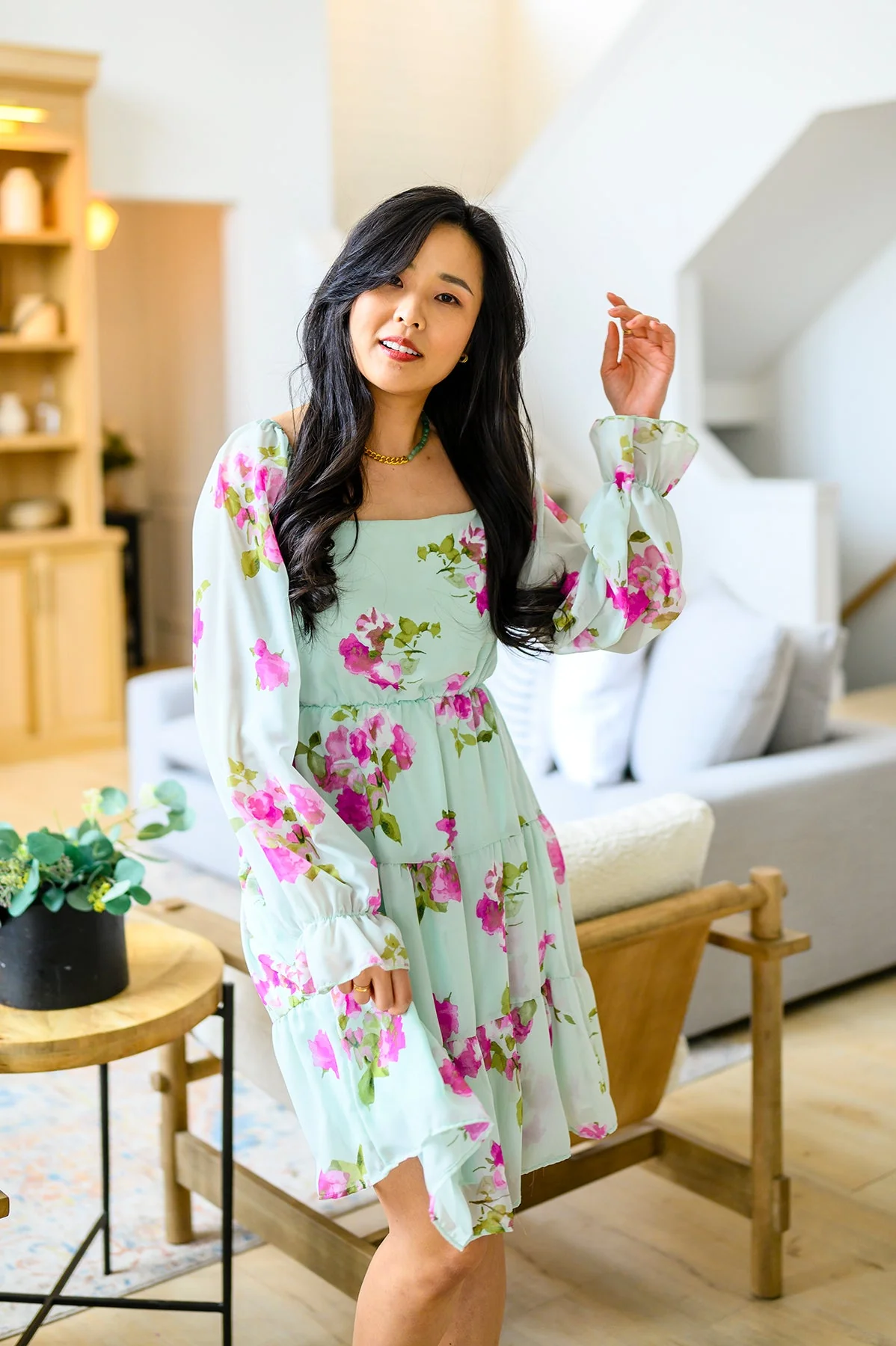 Delightfully Yours Floral Dress - Image 5