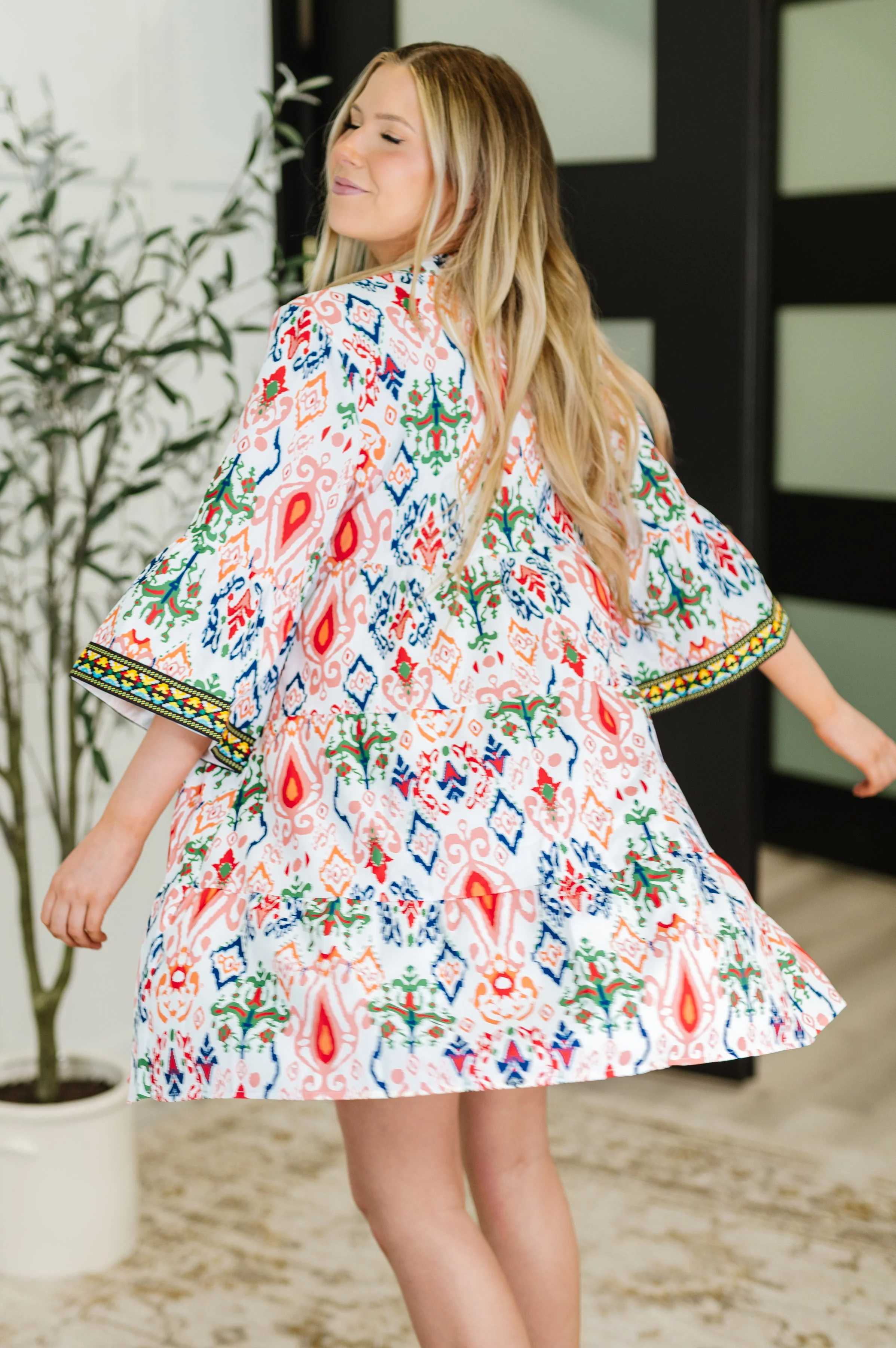 Depend on Me Boho Tiered Dress - Image 5