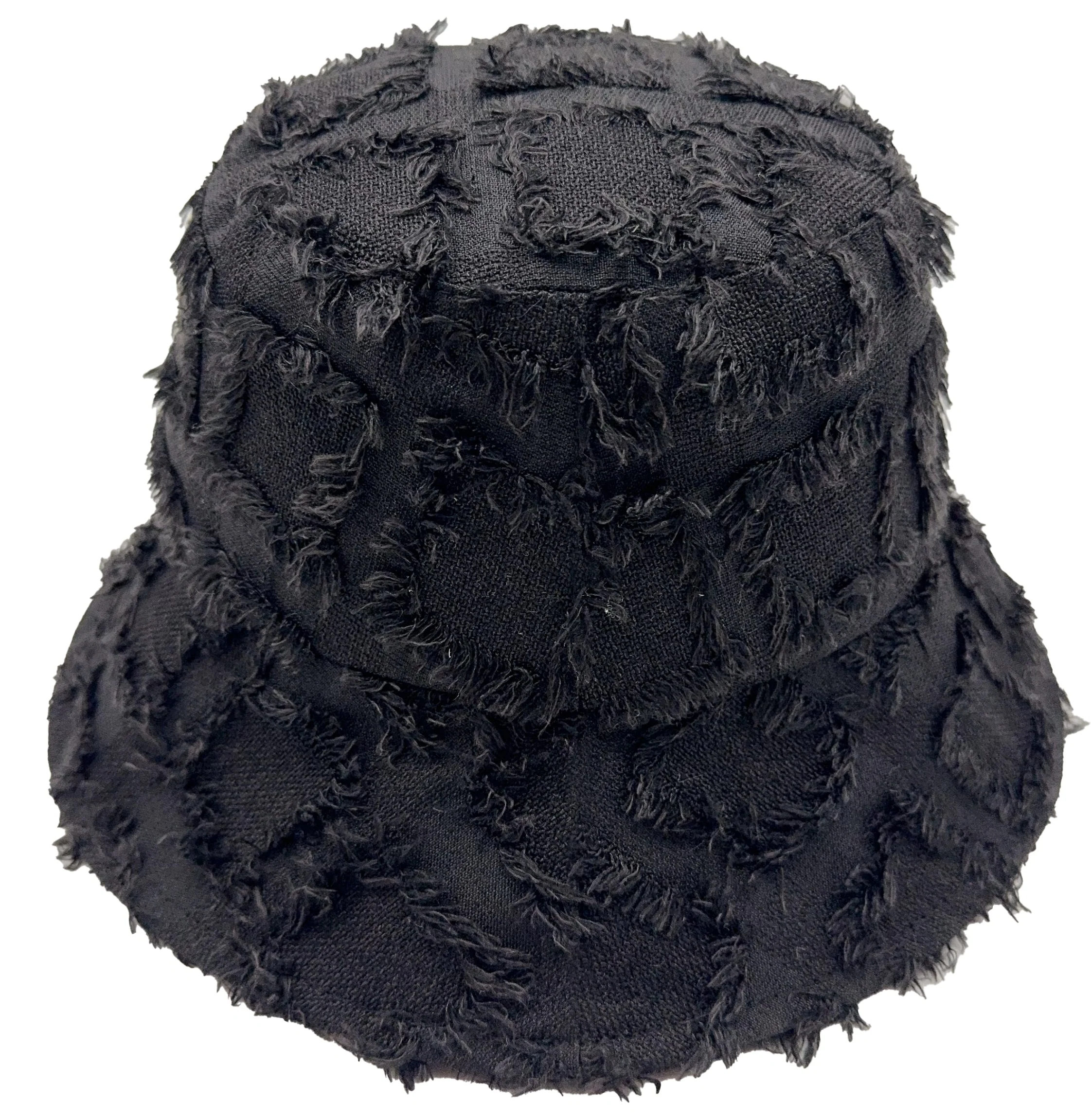 Distressed Denim Bucket Hat - Image 4