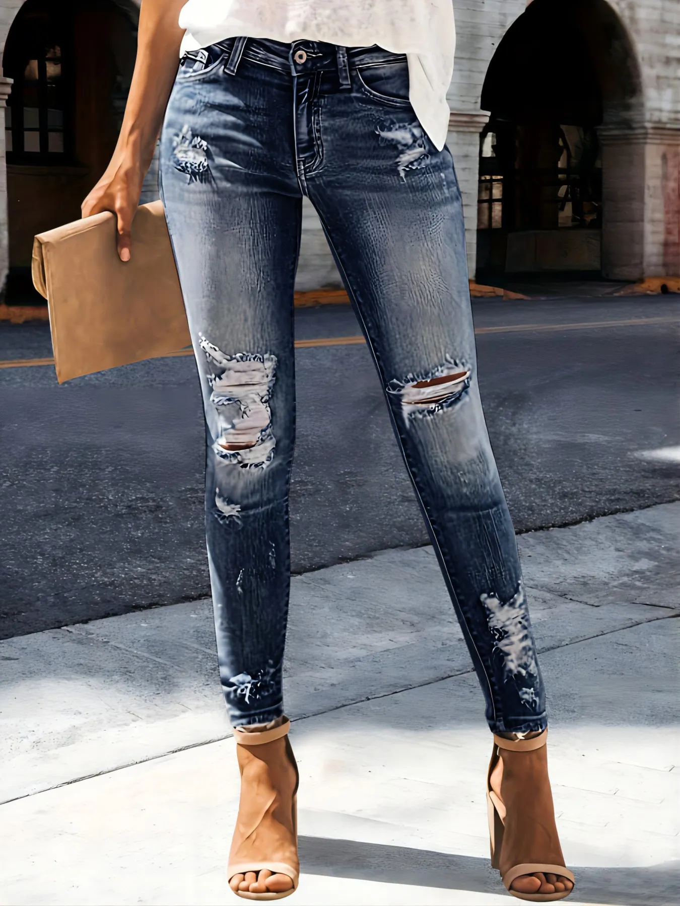 Distressed Skinny Jeans - Image 11