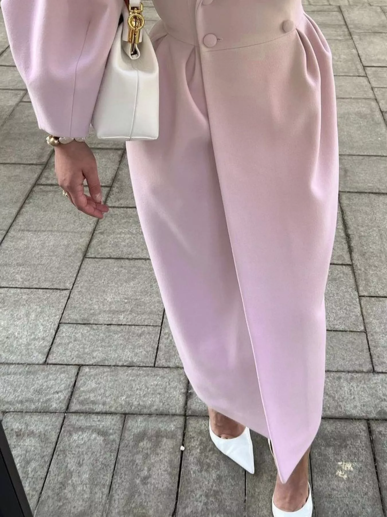 Double-Breasted Longline Coat - Image 8