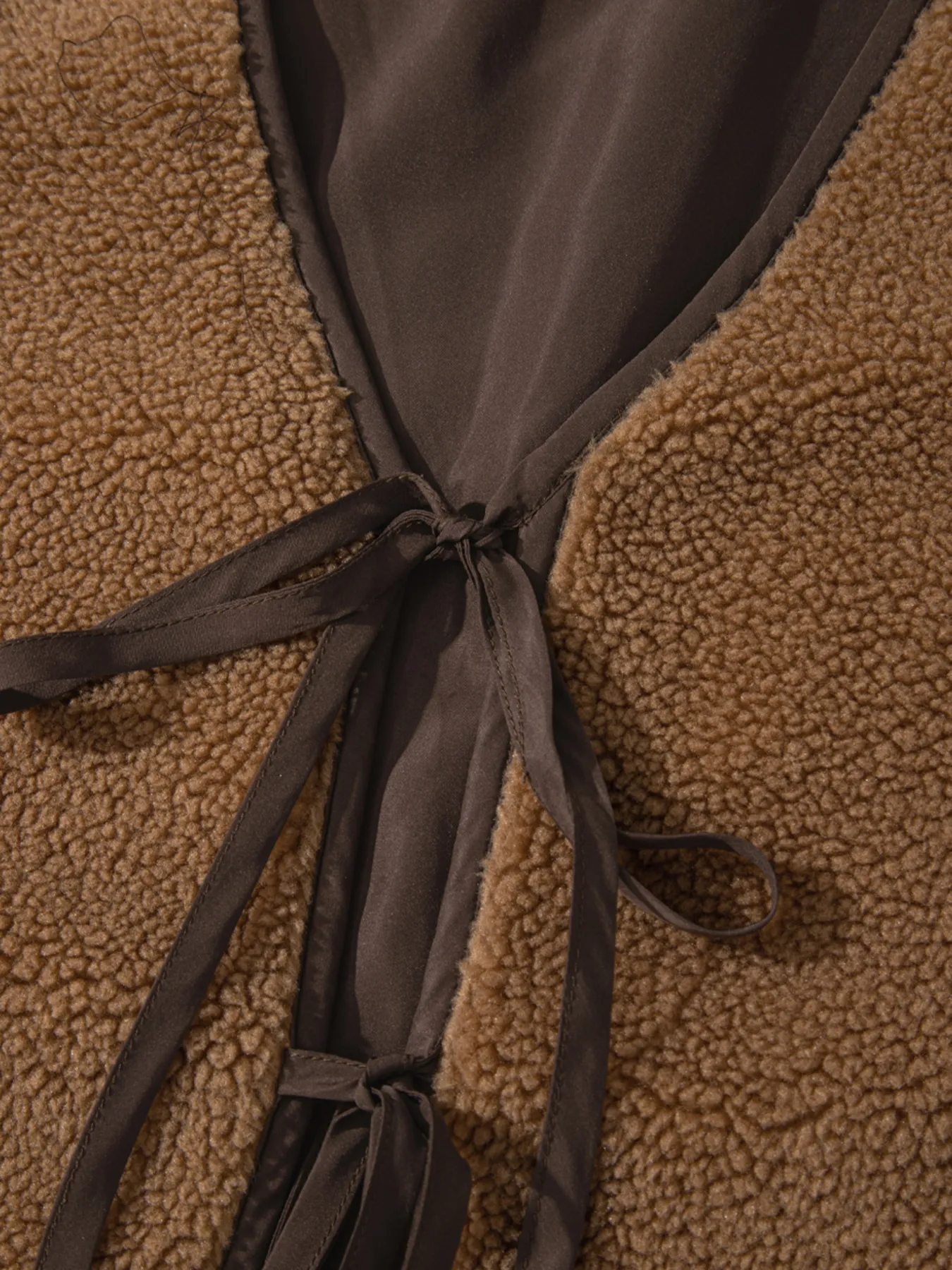 Double Tied Front Vest Coat - Image 10