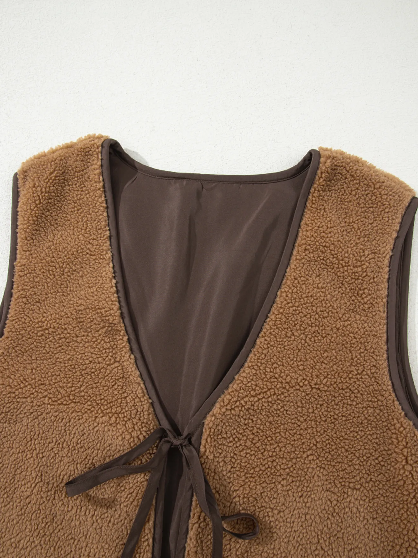 Double Tied Front Vest Coat - Image 7