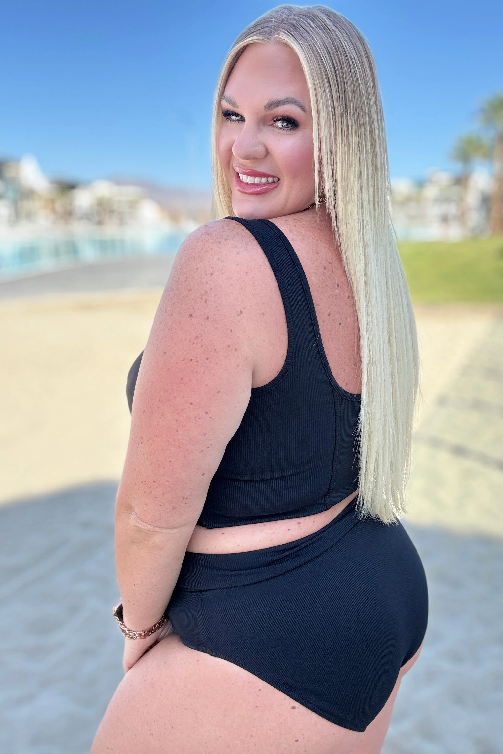 Down the Block, On A Beach Two Piece Swimsuit - Image 14