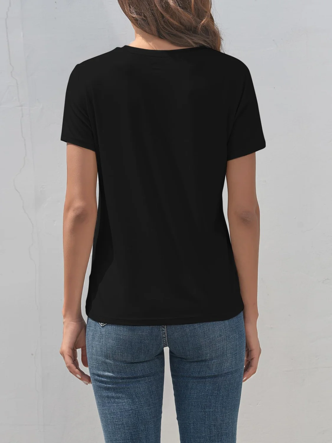 Dragonfly Graphic Round Neck Short Sleeve T-Shirt - Image 2
