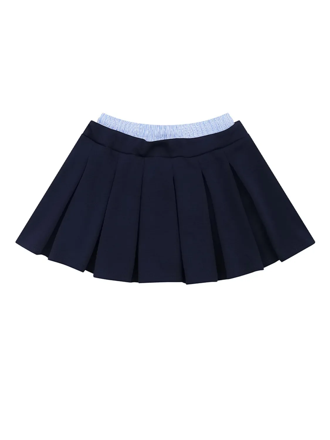 Drawstring Pleated Mini Skirt - Image 8