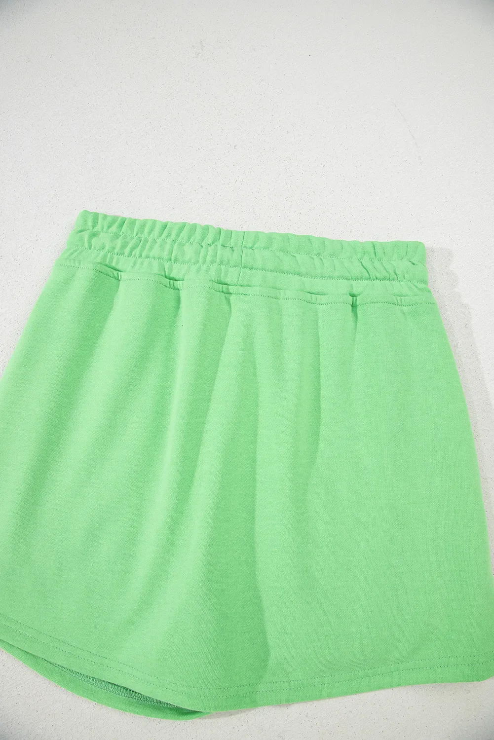 Drawstring Solid Mini Skort - Image 8
