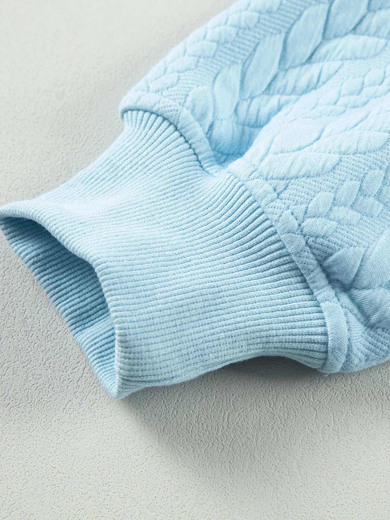 Drawstring Textured Baggy Solid Hoodie - Image 19
