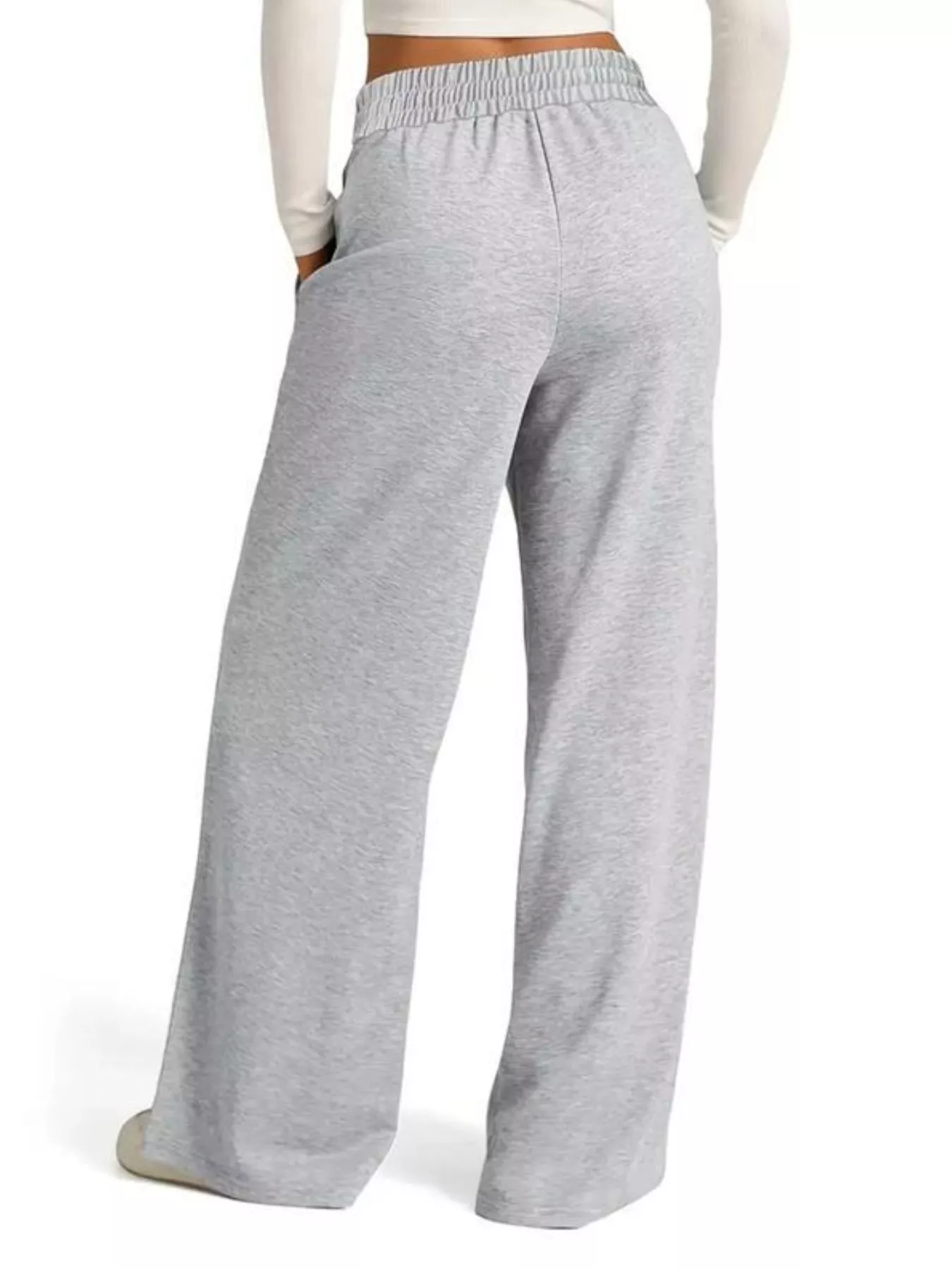 Drawstring Wide Leg Pants - Image 4