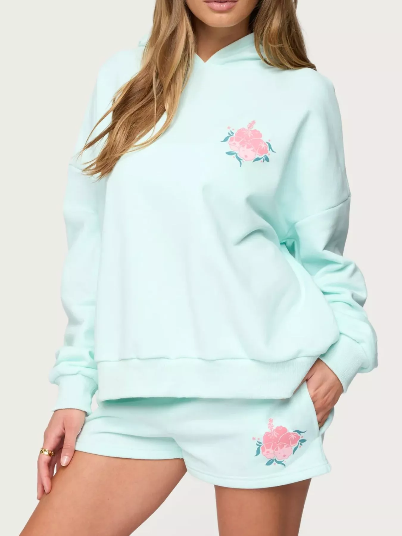 Drop Shoulder Graphic Hoodie with Kangaroo Pocket - Image 14