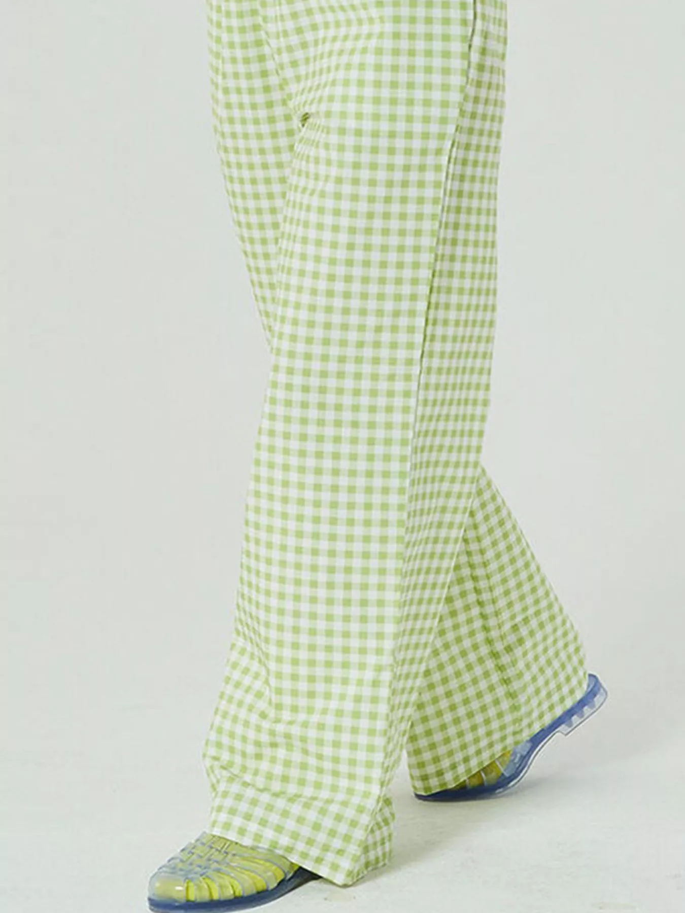 Elastic Waist Wide Leg Pants - Image 9