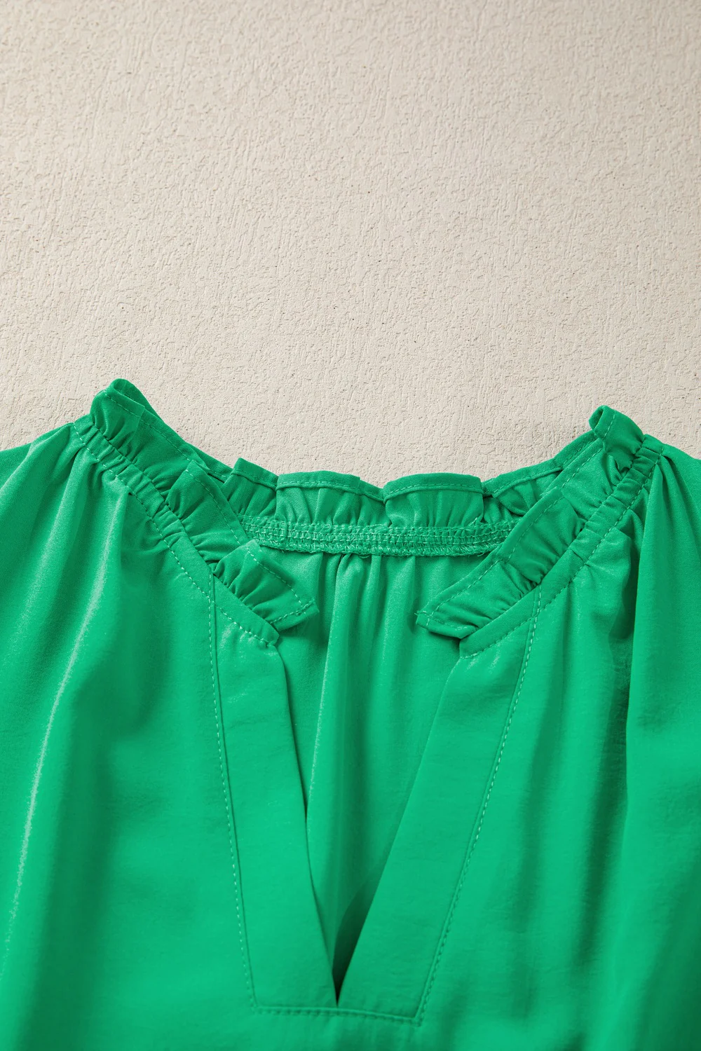 Elegant Ruffled Tiered Puff Sleeve Maxi Dress - Image 9