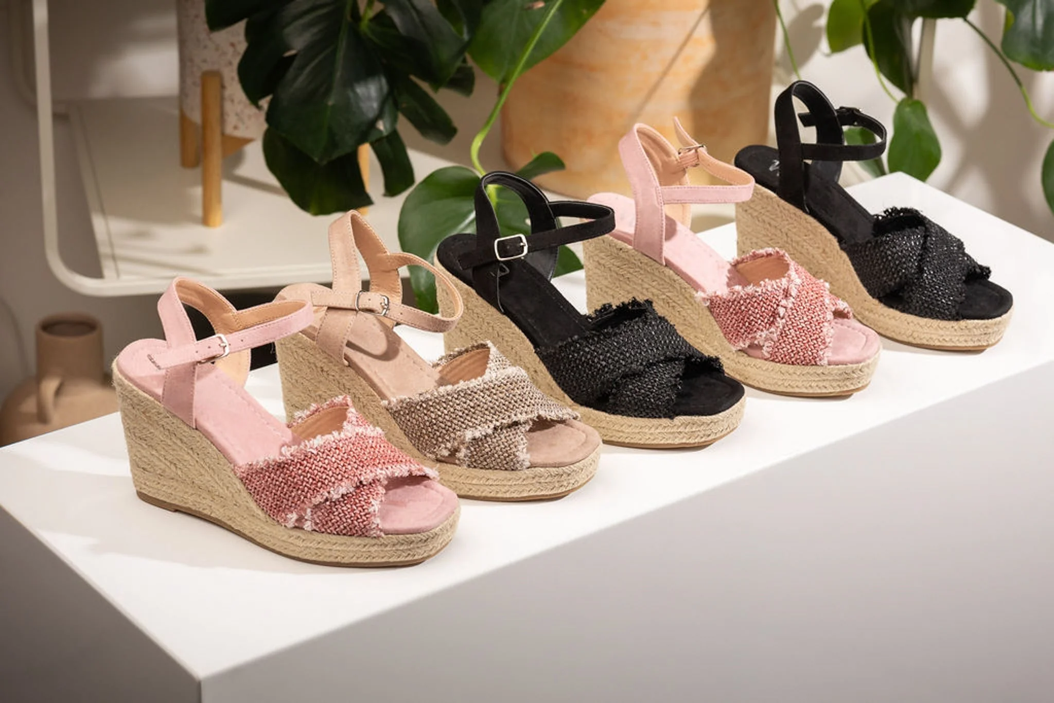 Elinor Wedge in Black - Image 5