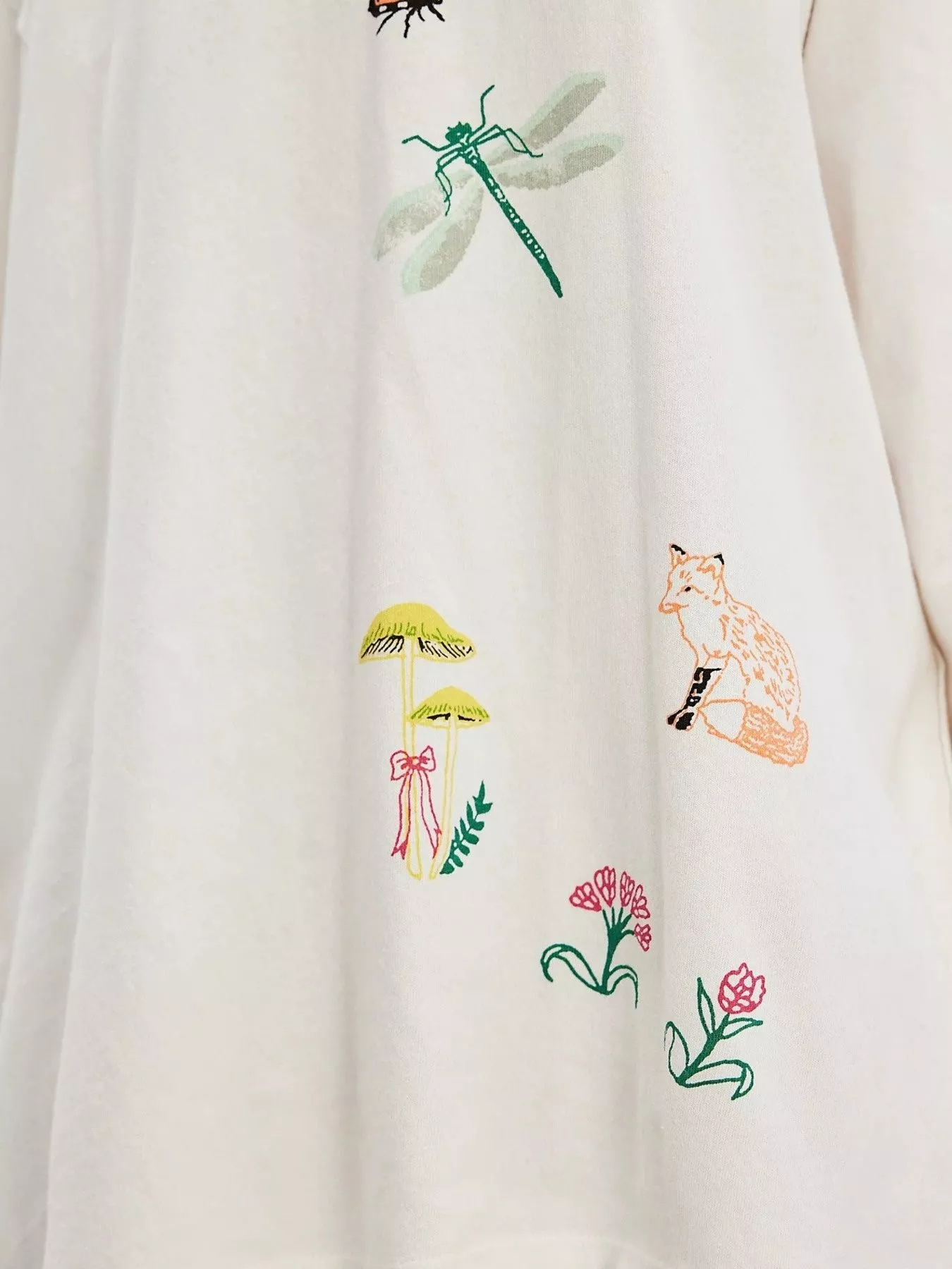 Embroidered Crew Neck Long Sleeve Sweatshirt - Image 5
