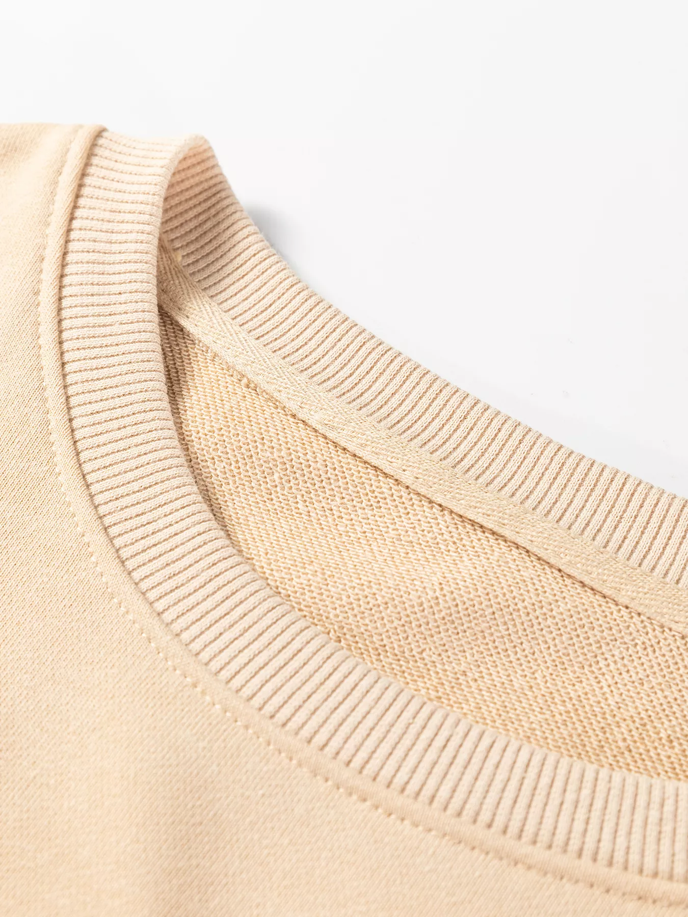 Embroidered Flower Pattern Drop Shoulder Sweatshirt - Image 4