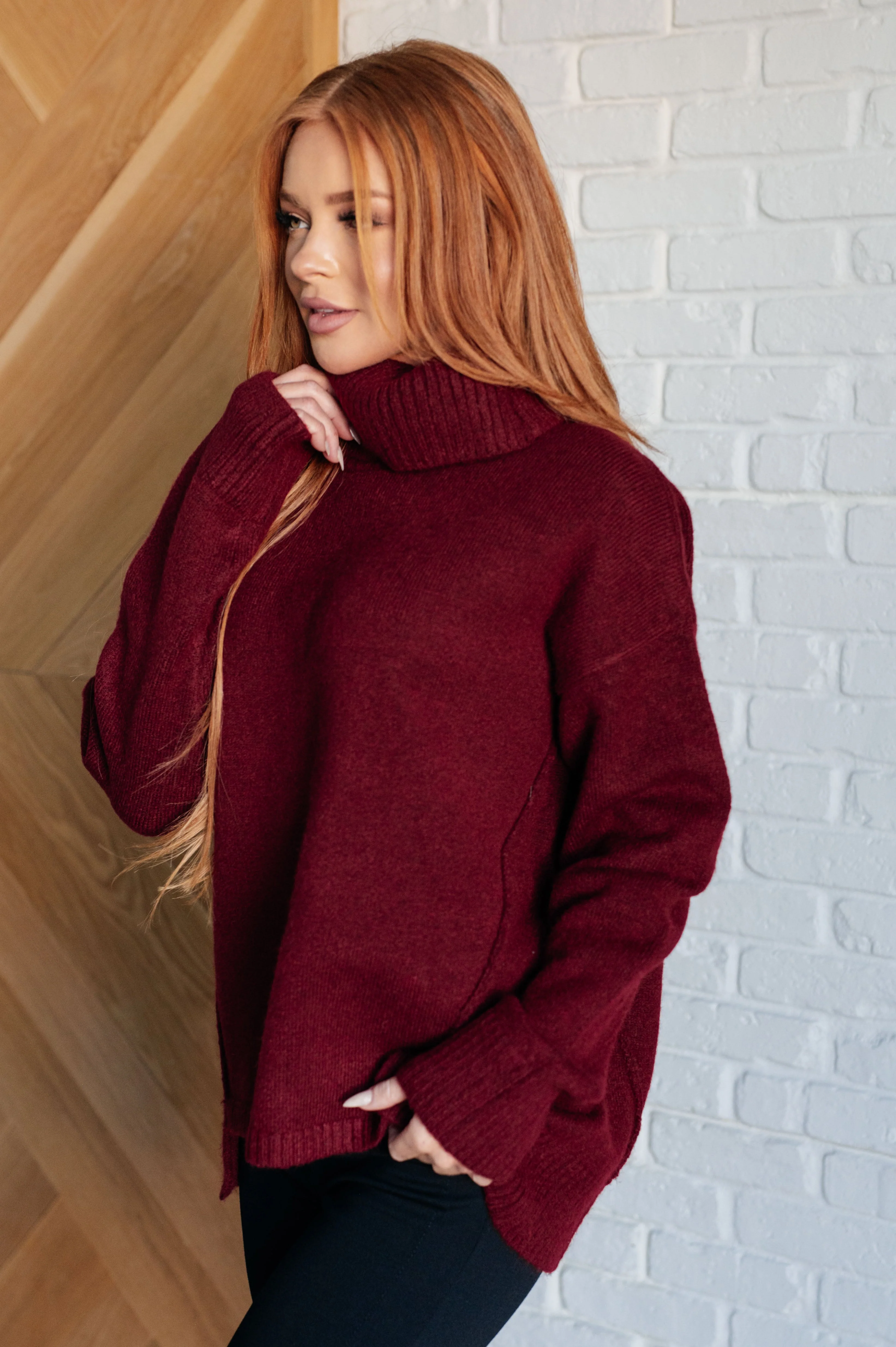 Envelop Me Turtleneck Sweater - Image 5
