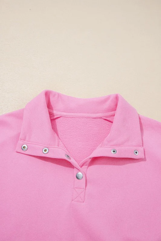 Evangeline Embroidered Flower Buttons Pullover Swe - Image 26