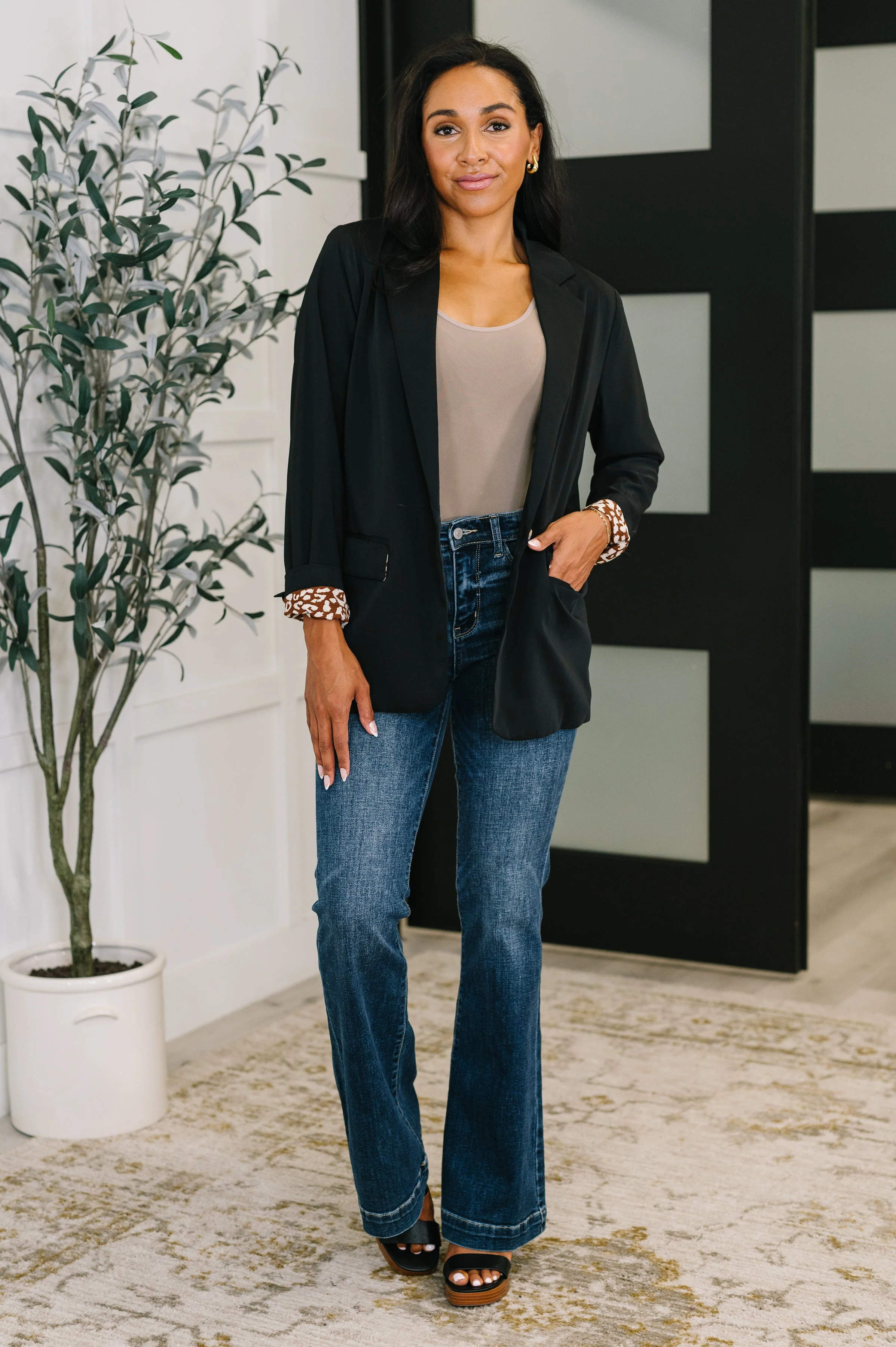 Every Day Blazer in Black - Image 6