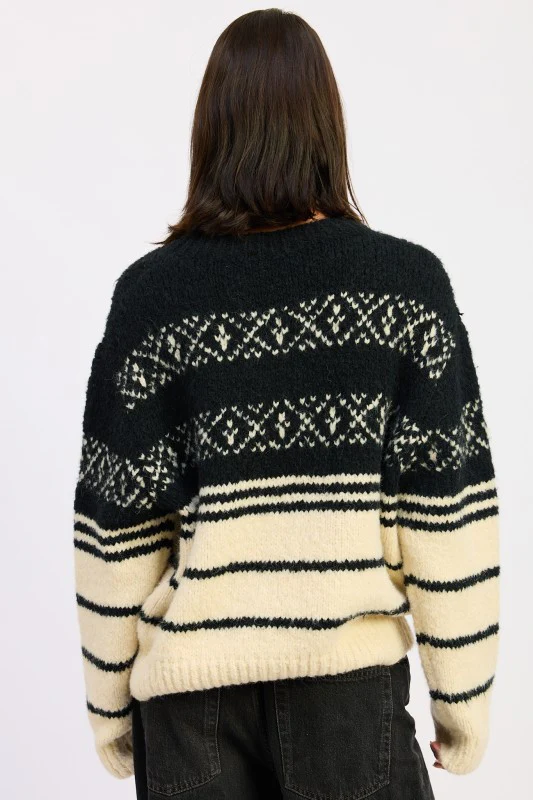 FAIR SLE STRIPED OVERSIZE SWEATER - Image 9