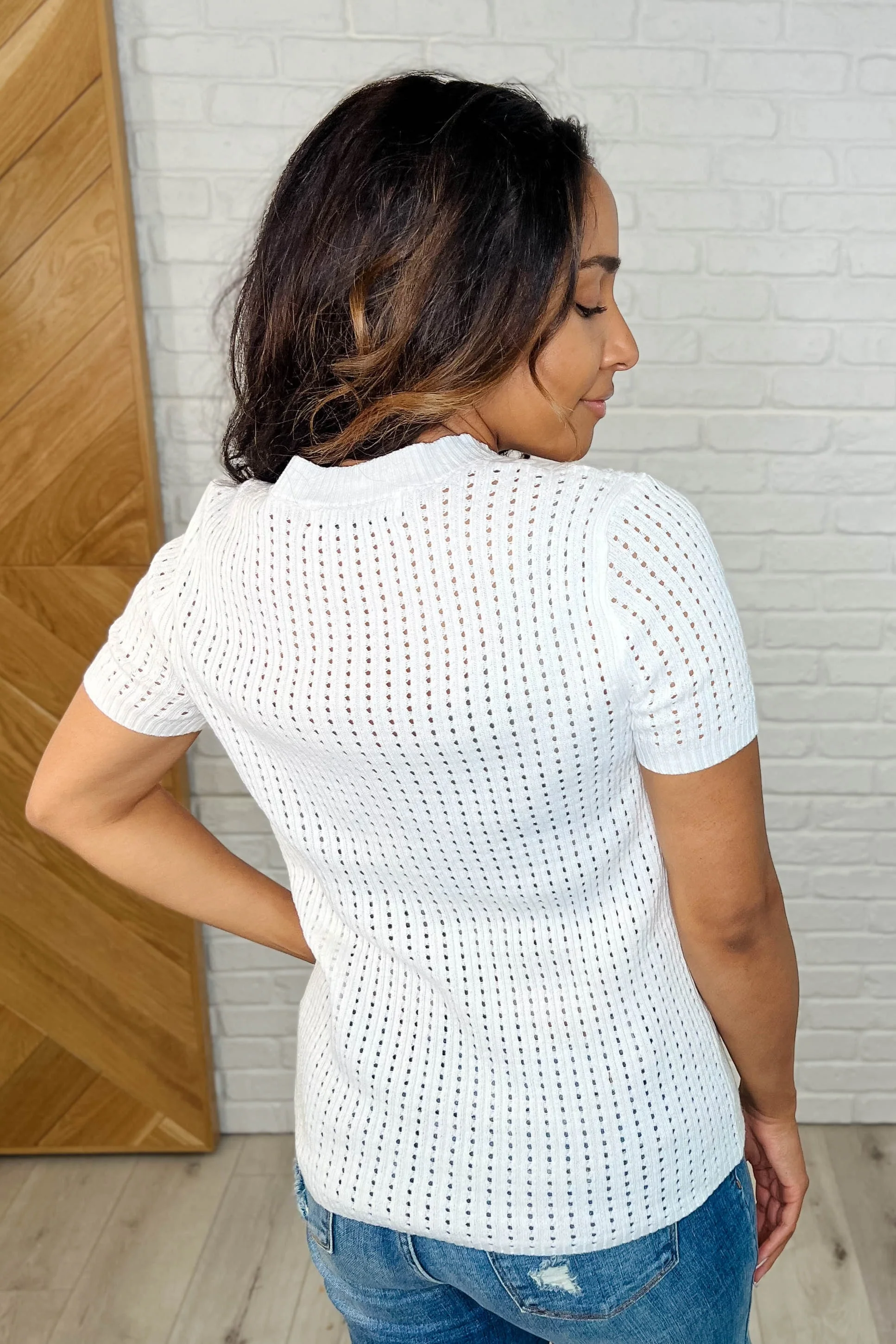 Falling Slowly Loose Knit Tee - Image 8