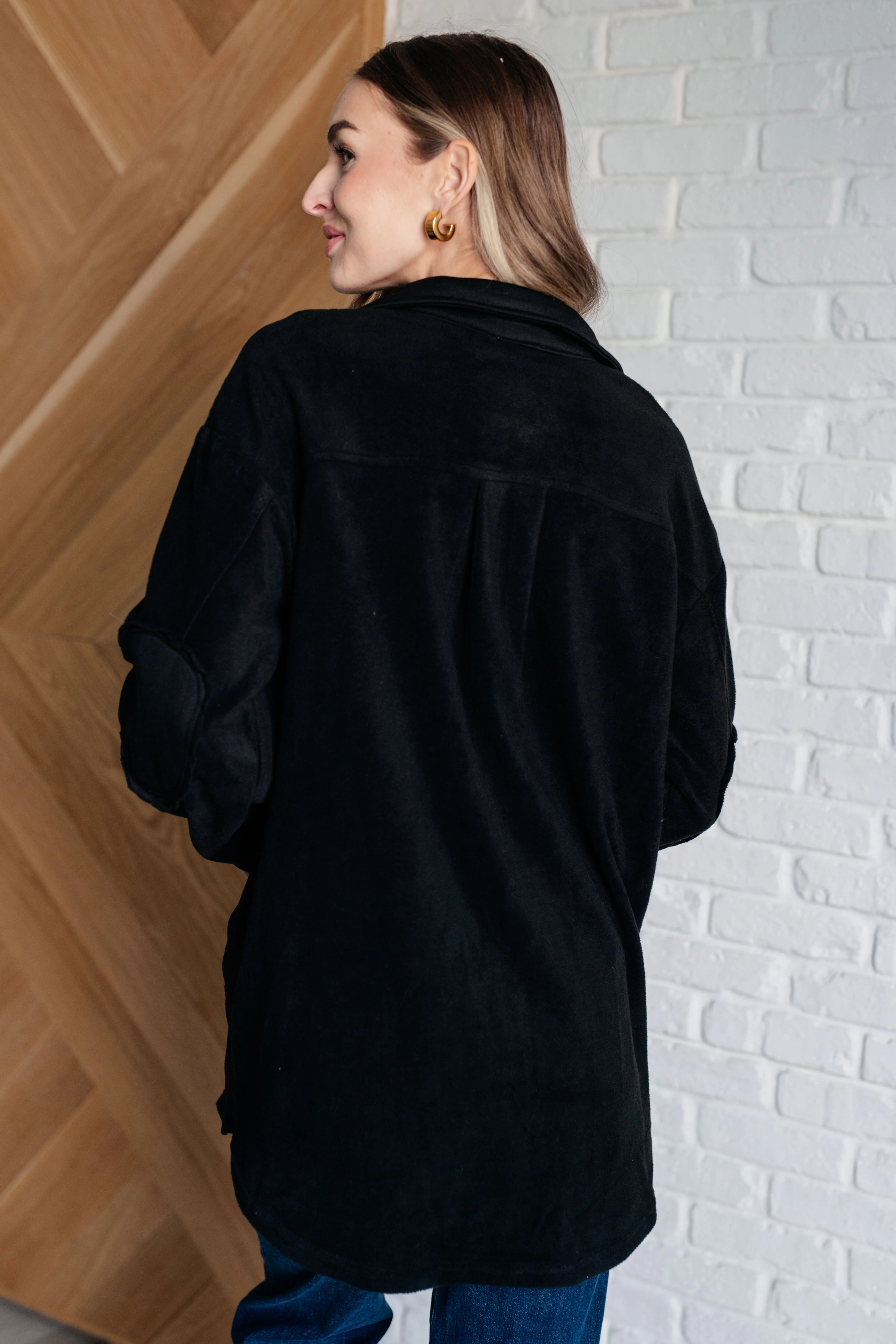 Fantastic in Fleece Jacket in Black - Image 11