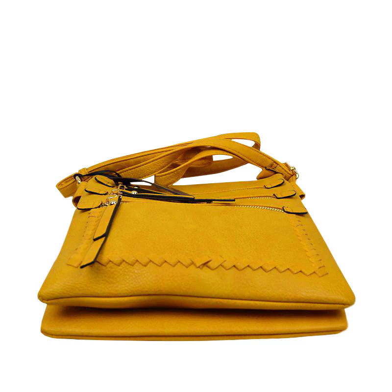 Fashionable Women's Soft Faux Leather Crossbody Purse Shoulder Bag - Image 10