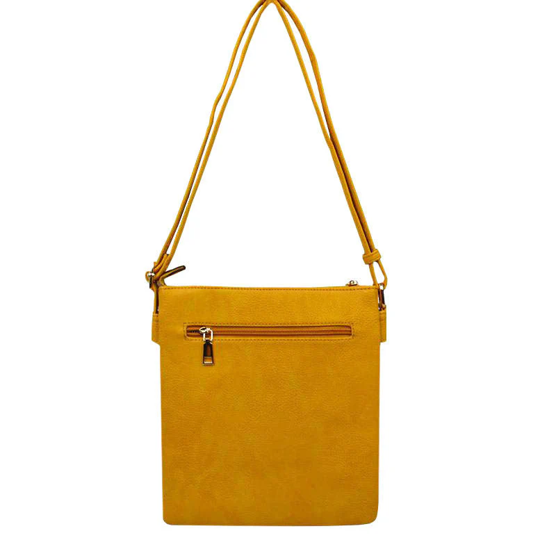 Fashionable Women's Soft Faux Leather Crossbody Purse Shoulder Bag - Image 12