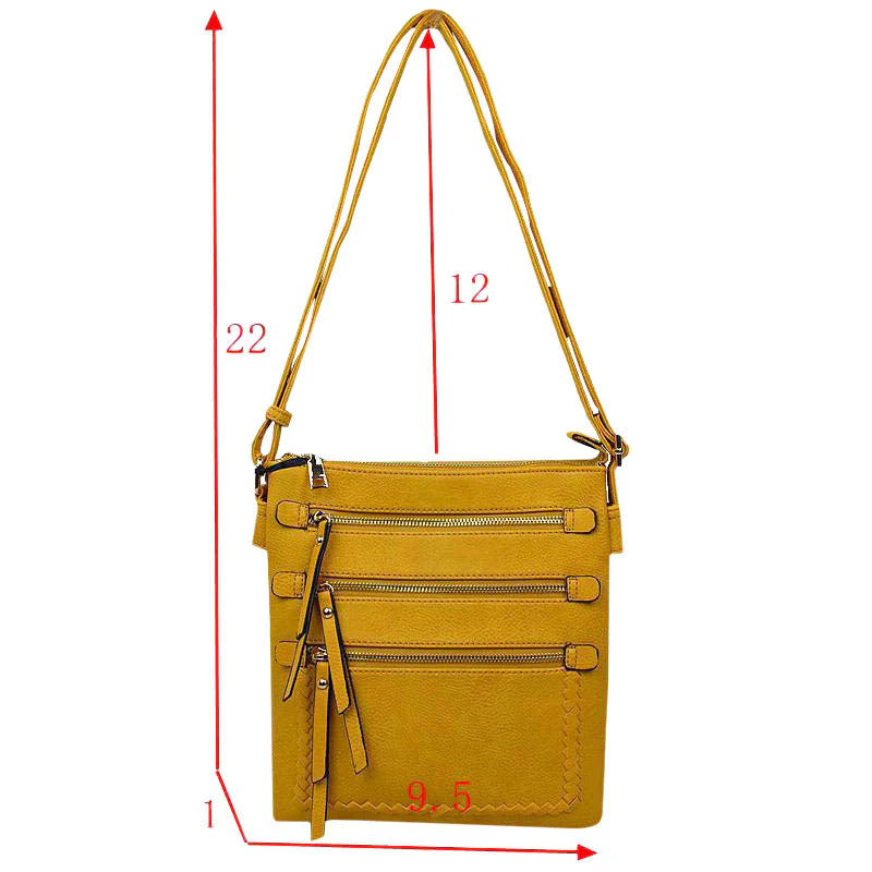 Fashionable Women's Soft Faux Leather Crossbody Purse Shoulder Bag - Image 8