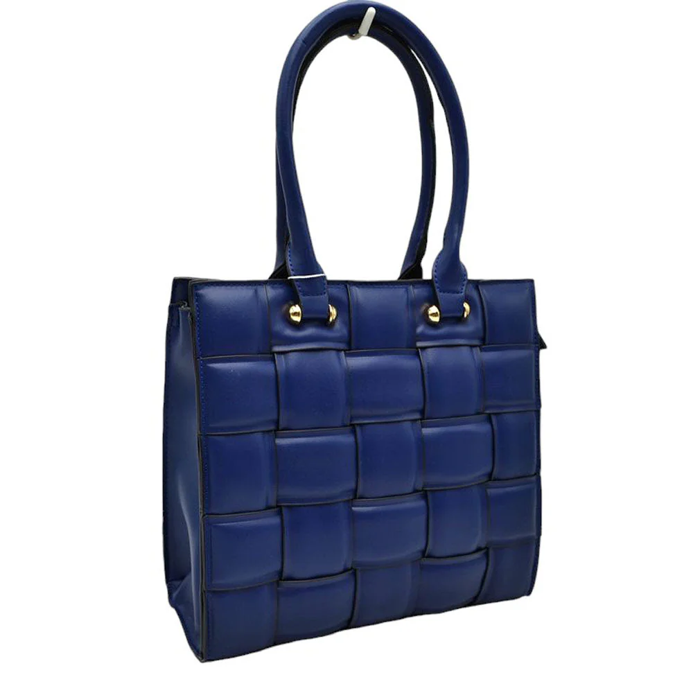 Faux Leather Top Handle Cassette Tote Bag - Image 7